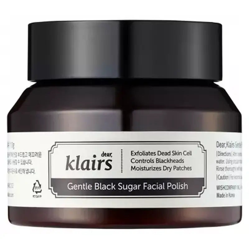 Klairs Doux polissage du visage au sucre noir, 110 gr