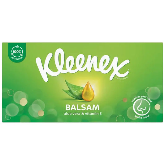 Mouchoirs en papier Kleenex Balsam, 64 pièces
