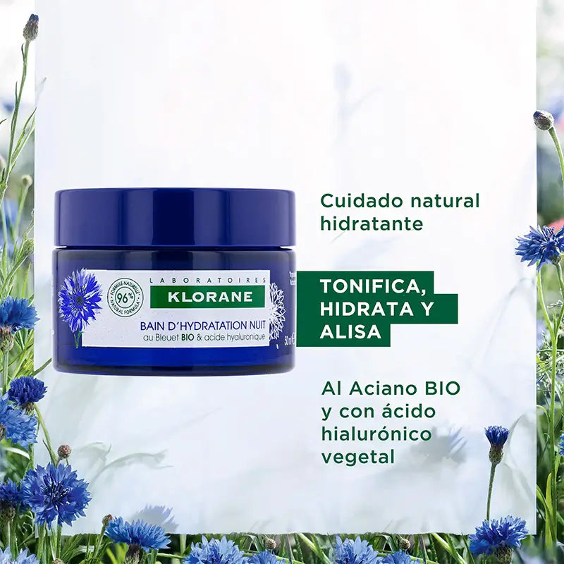 Klorane Bain hydratant à l'eau de bleuet 50 ml