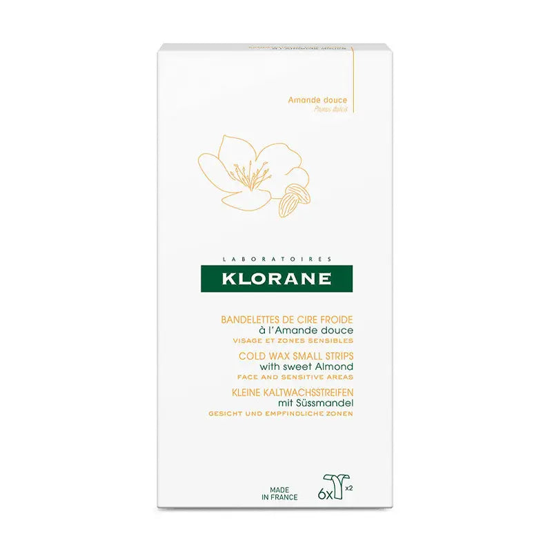 Klorane Cold Wax Face Sensitive Areas 6 Strips