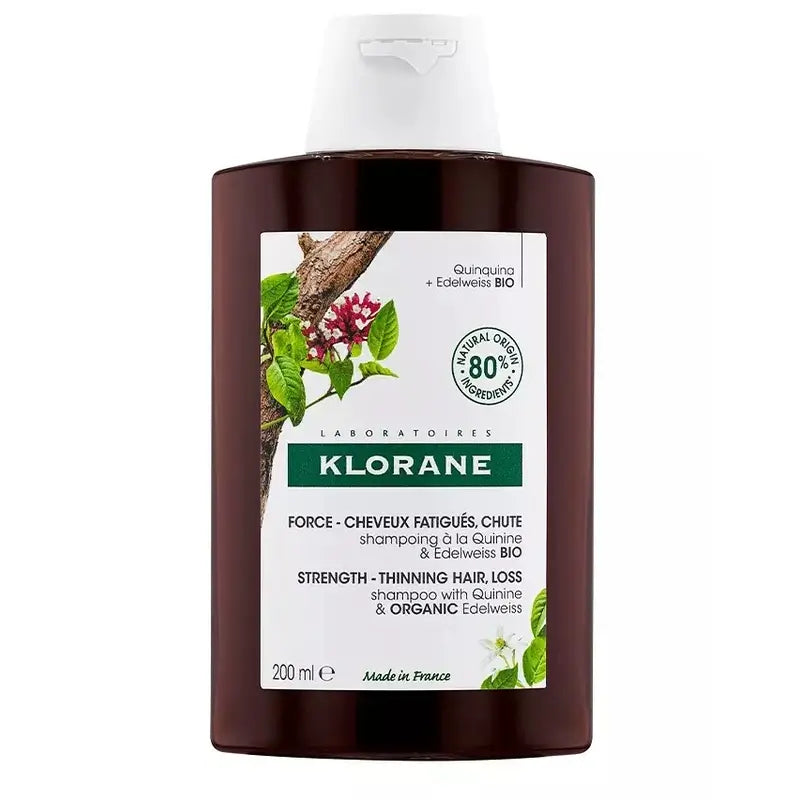 Klorane Organic Quinine and Edelweiss Shampoo 200 ml