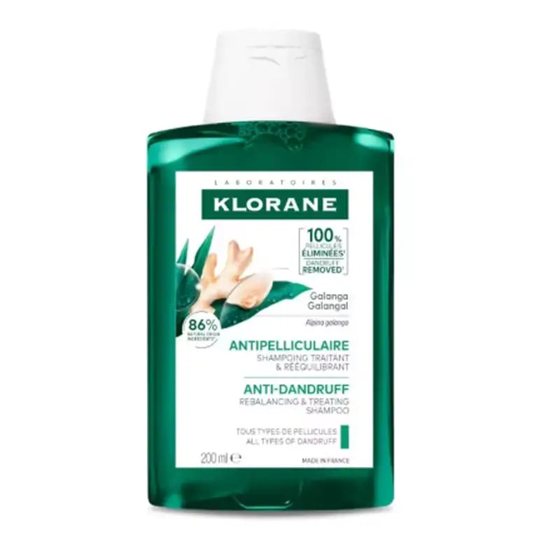 Klorane Anti-Dandruff Rebalancing Treatment Shampoo A La Galanga, 200 ml