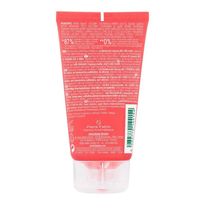 Klorane Gel Douche Fleur d'Hibiscus 75 ml