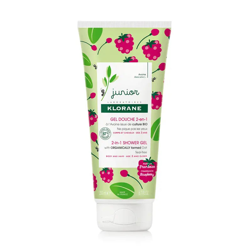 Klorane Junior Raspberry Shower Gel 200 Ml