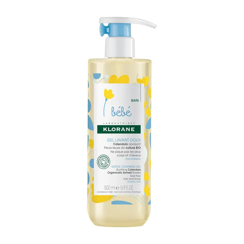 Klorane Baby Bath Gel with Calendula 500 ml