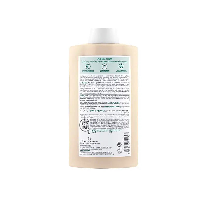 Klorane Shampooing Cupuaçu Bio, 400 ml