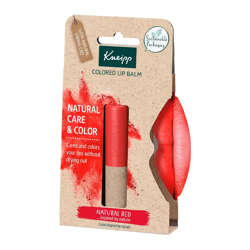 Kneipp Coloured Lip Care Natural Red, 3,5g
