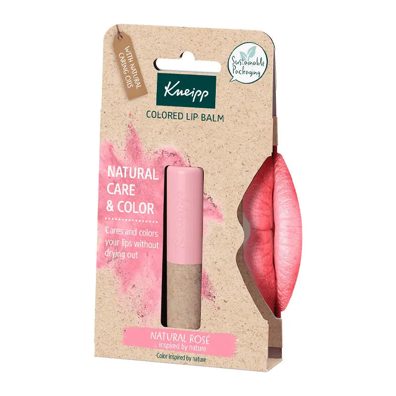 Kneipp Coloured Lip Care Natural Rosé, 3,5g