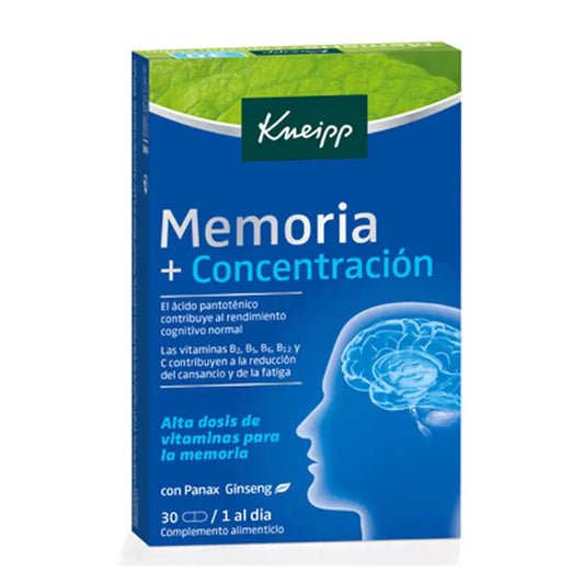 Kneipp Memory & Concentration, 30 tablets