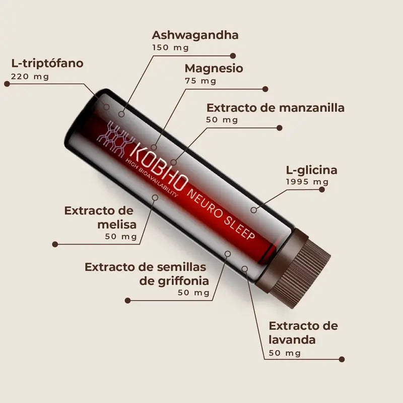 Kobho Labs Neuro Sleep , 28 flacons et gélules