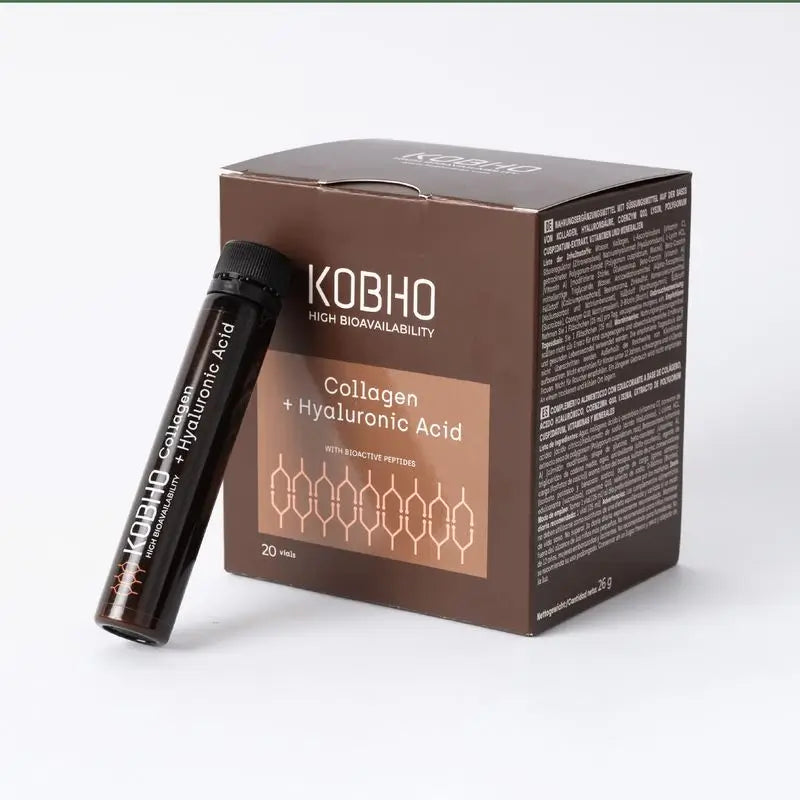 Kobho Labs Collagen + Hyaluronic Acid Supplement, 20 flacons