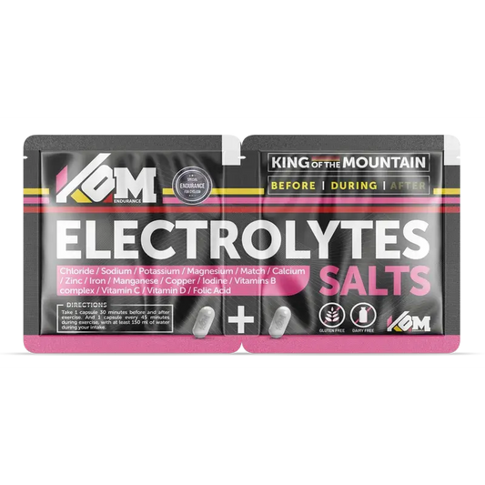 Kom Endurance Hydration Sports Nutrition, duplo de deux capsules d'électrolytes