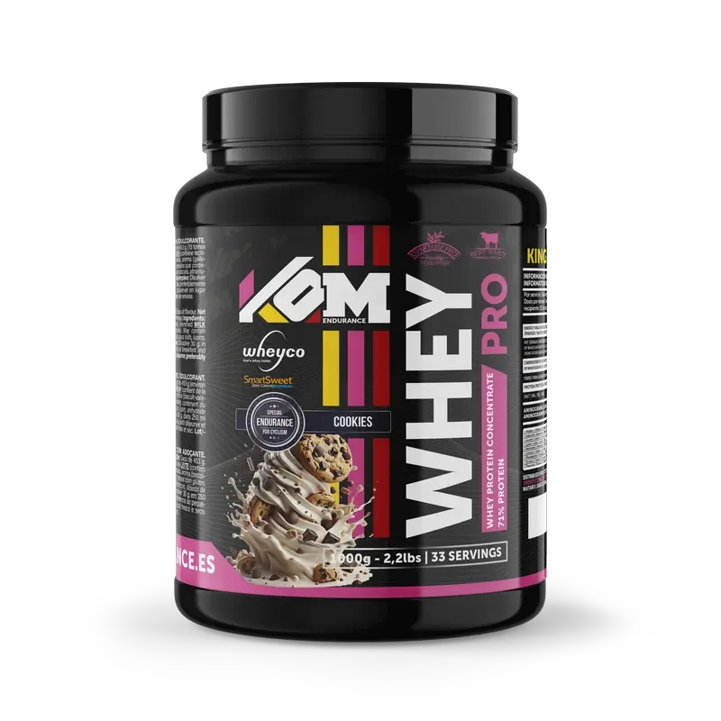 Kom Endurance Proteins Sports Nutrition , whey protein 1kg canister cookies flavour