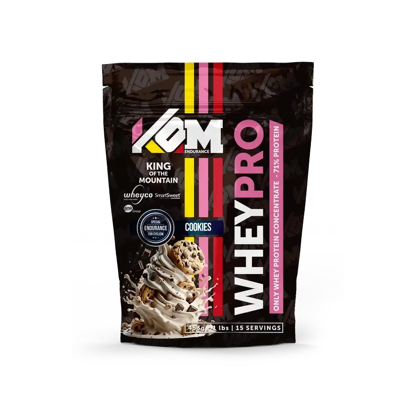 Kom Endurance Proteins Sports Nutrition , whey protein sachet 453 g cookies flavour