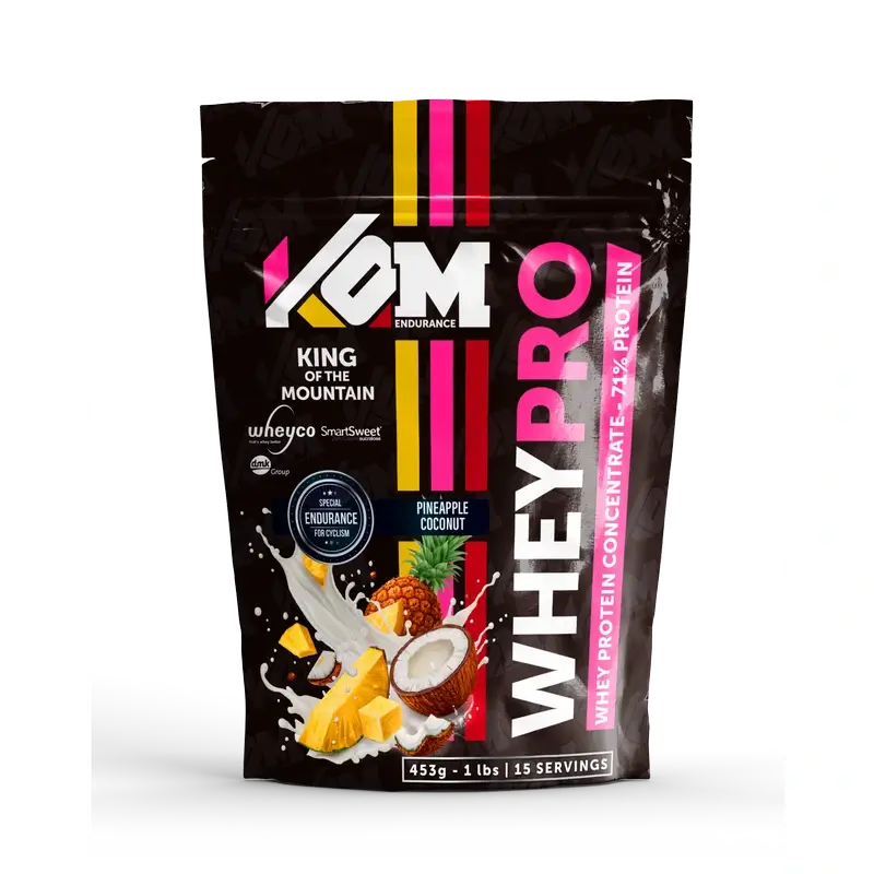 Kom Endurance Proteins Sports Nutrition , whey protein sack 453 g pineapple coconut flavour