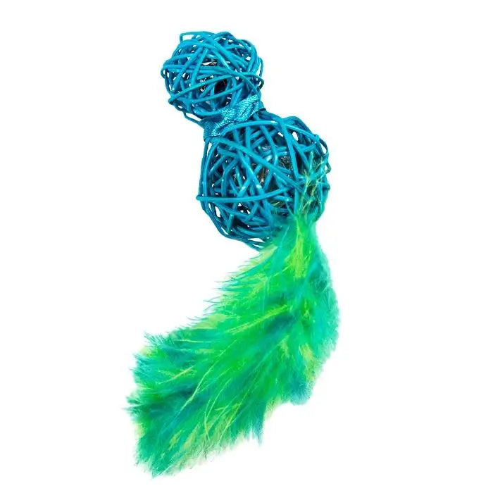 Kong Cat Wicker Wicker Wubba Wicker Cat Toy