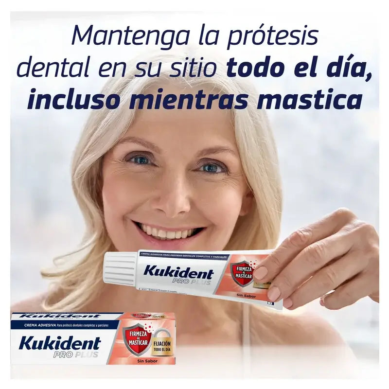 Kukident Duplo Pro Plus Fermeté à la mastication, 2 X 57 Gr
