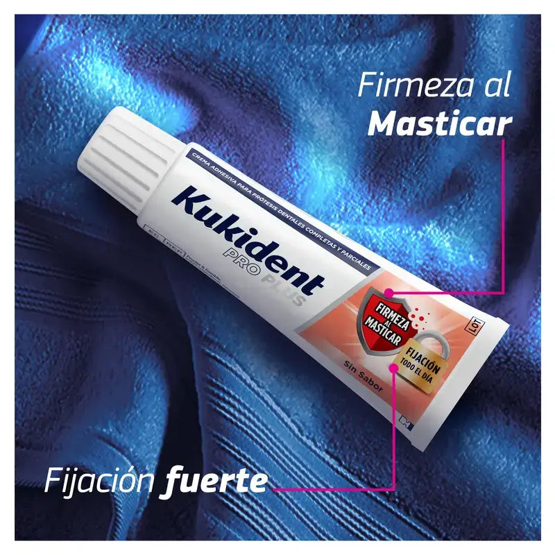 Kukident Quadruple Pro Plus Fermeté à la mastication, 4 x 57 Gr