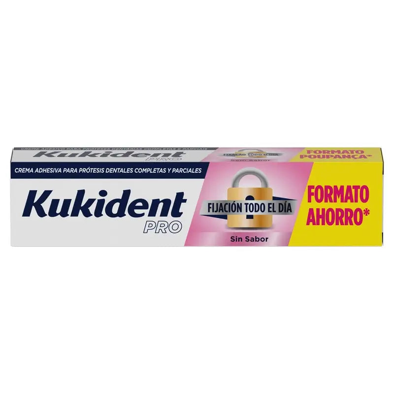 Kukident Triplo Pro Crème adhésive complète pour prothèses dentaires, neutre 3 x 70 Gr