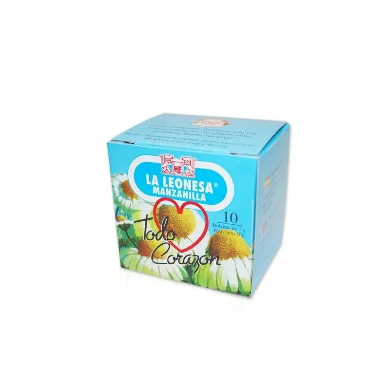 La Leonesa Manzanilla, 10 infusions pyramidales