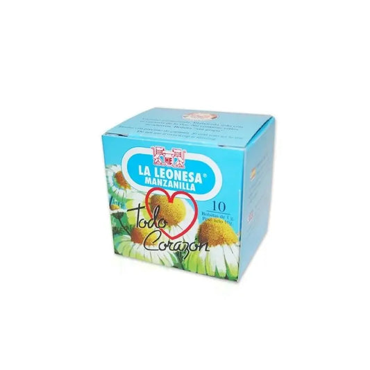 La Leonesa Manzanilla, 10 infusions pyramidales