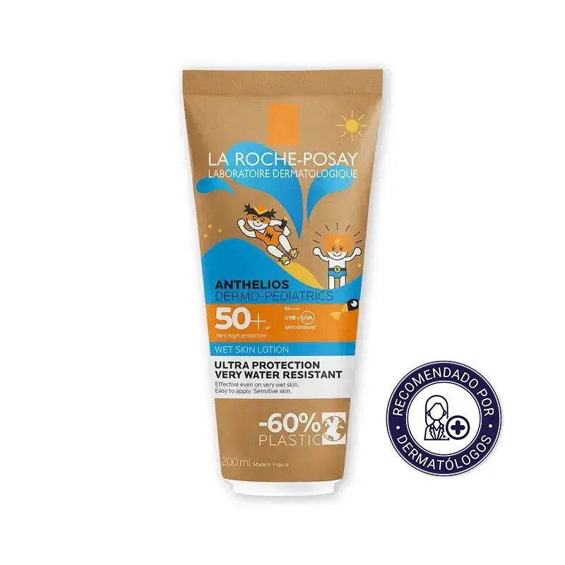 La Roche-Posay Anthelios Wet Skin Dermopediatrics Carton Tube Spf50+, 200 ml