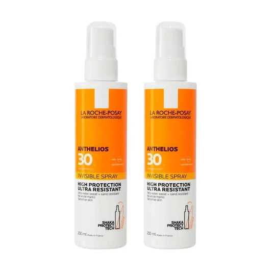 La Roche Posay Anthelios Invisible Spray Spf 30, 2X200 Ml