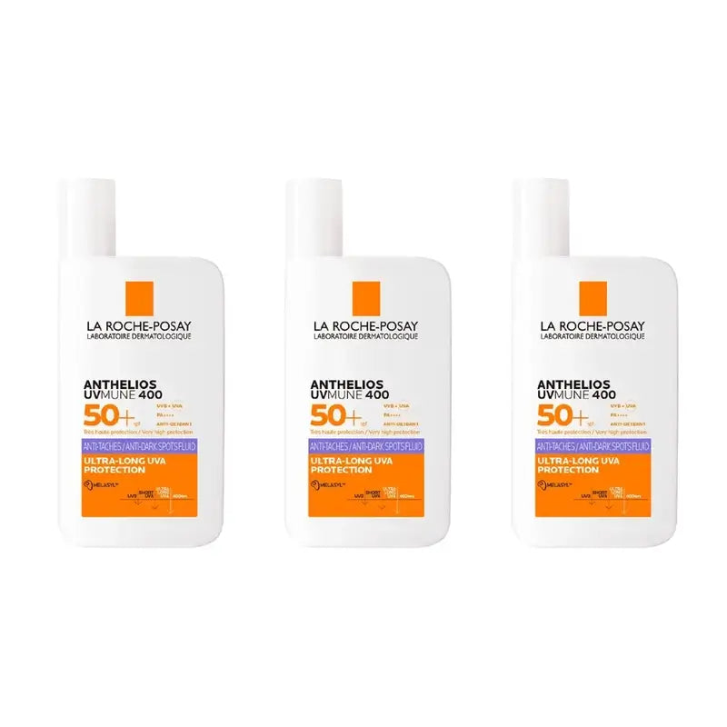 La Roche Posay Anthelios Uvmune 400 Anti-Blemish Fluid Spf50+ , 3X50 Ml