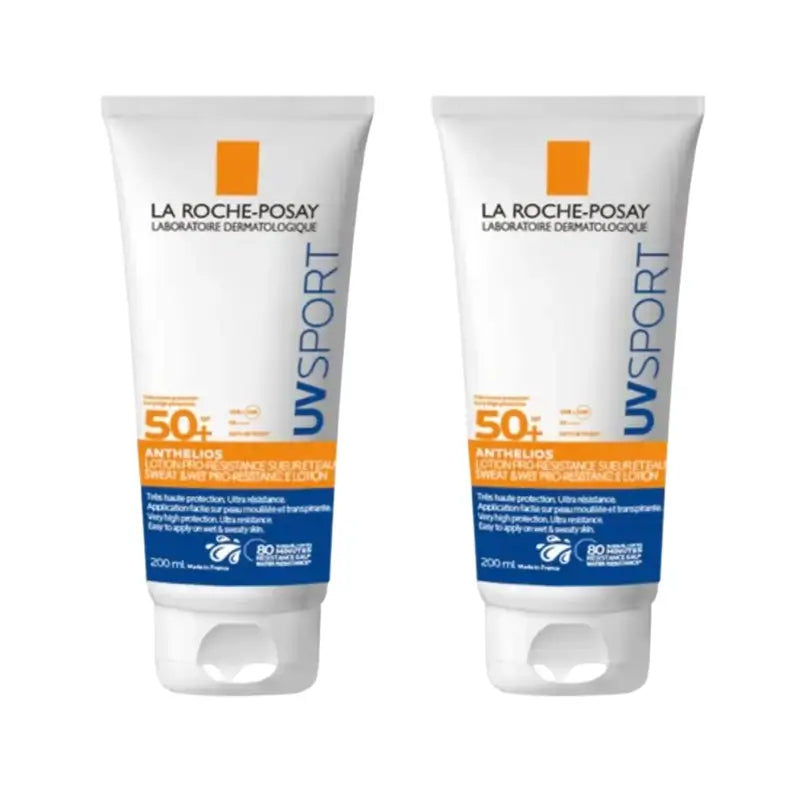 La Roche Posay Anthelios Lotion résistante aux Uvsport Spf50+ , 2X200 Ml