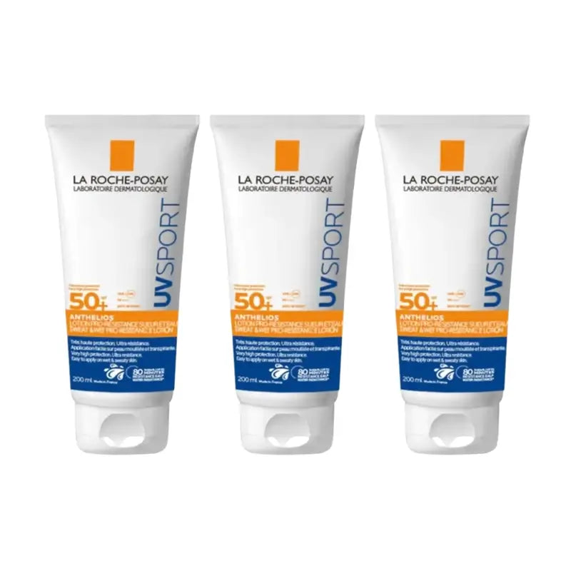 La Roche Posay Anthelios Lotion résistante aux Uvsport Spf50+ , 3X200 Ml