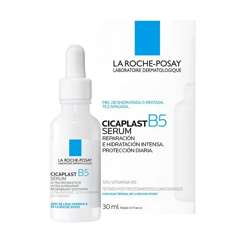 La Roche Posay Cicaplast B5 Serum, 10% Vitamine B5. Réparation et hydratation. Protection quotidienne. 30 ml