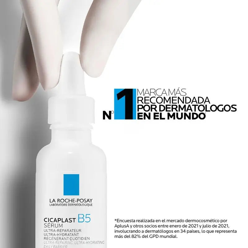 La Roche Posay Cicaplast B5 Serum, 10% Vitamine B5. Réparation et hydratation. Protection quotidienne. 30 ml