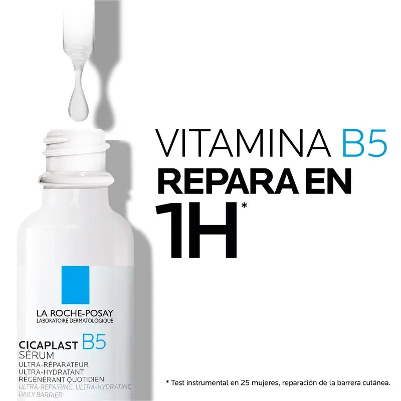 La Roche Posay Cicaplast B5 Serum, 10% Vitamine B5. Réparation et hydratation. Protection quotidienne. 30 ml
