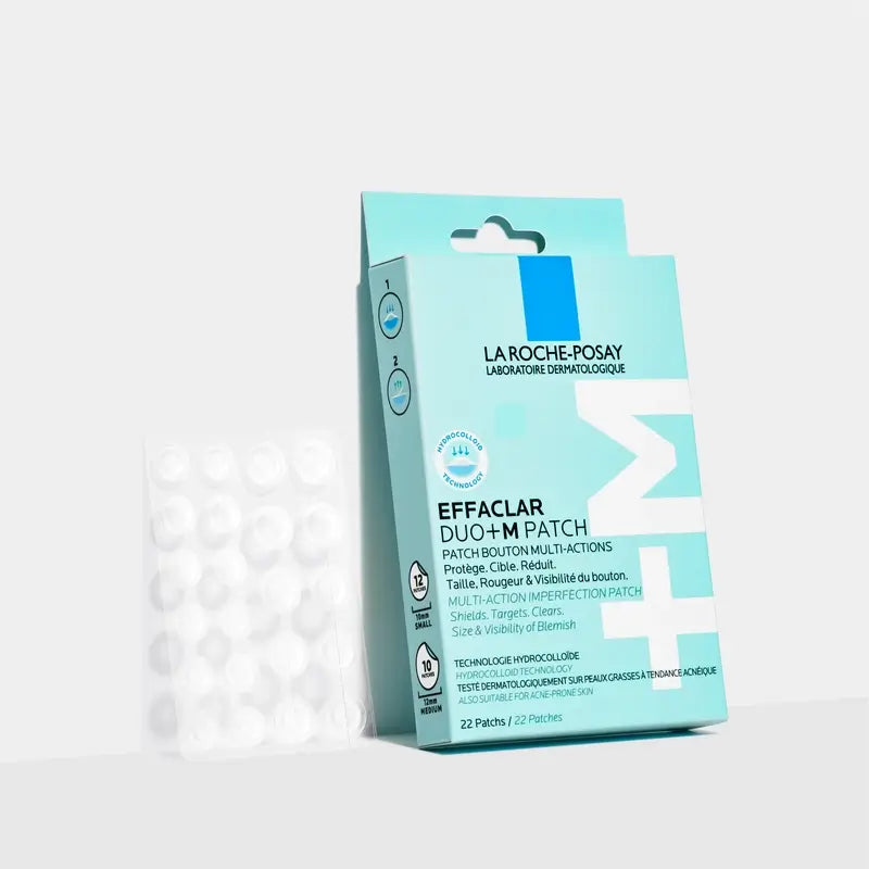 La Roche-Posay Effaclar Duo+M Invisible Patches Anti-Imperfections & Anti-Blemish , 22 unités