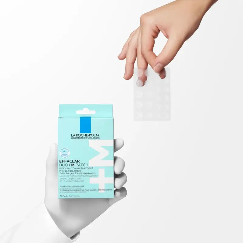 La Roche-Posay Effaclar Duo+M Invisible Patches Anti-Imperfections & Anti-Blemish , 22 unités