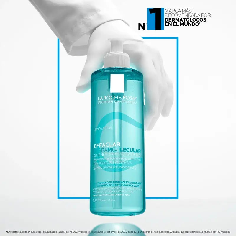Gel nettoyant Effaclar Supramolecular de La Roche-Posay, 400 ml