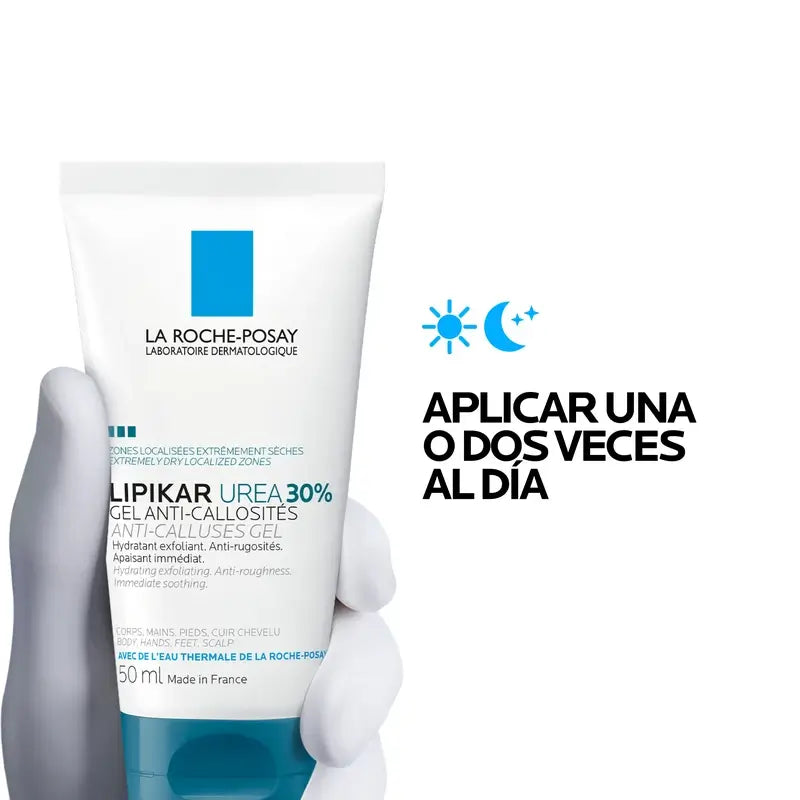 La Roche Posay Lipikar Urea Gel 30% - Gel hydratant à l'urée, 50 ml