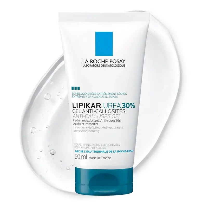 La Roche Posay Lipikar Urea Gel 30% - Gel hydratant à l'urée, 50 ml