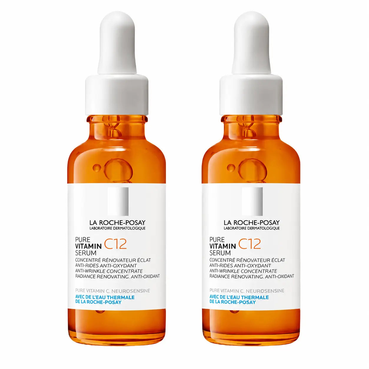 La Roche Posay Pure Vitamine C12 Sérum antioxydant et anti-rides, Pack 2 x 30 ml