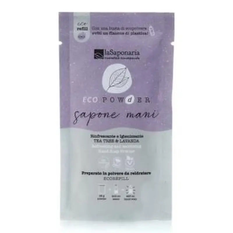 La Saponaria Hand Soap Te-Lavender Tree Powder 25Gr.