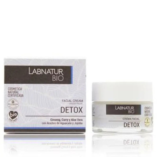 Labnatur Bio Detox Facial Cream Avocado Jojoba Ginseng 50M Bio
