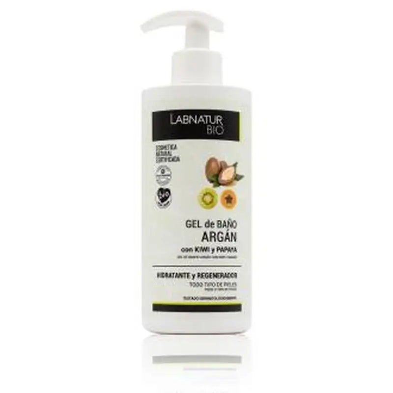 Labnatur Bio Argan Kiwi & Papaya Bath Gel 450ml. Bio