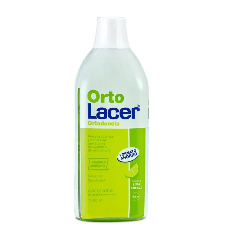 Lacer Ortolacer Fresh Lime Mouthwash 1 Litre