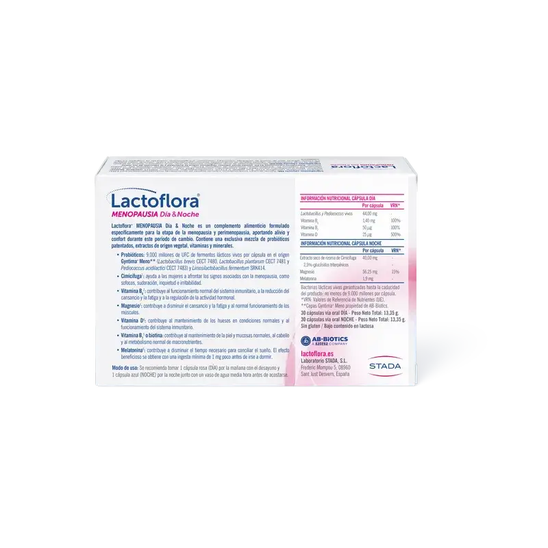 Lactoflora Ménopause Jour & Nuit , 60 gélules