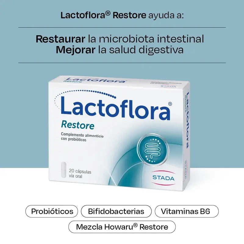 Lactoflora Restore Pack 3 x 20 gélules