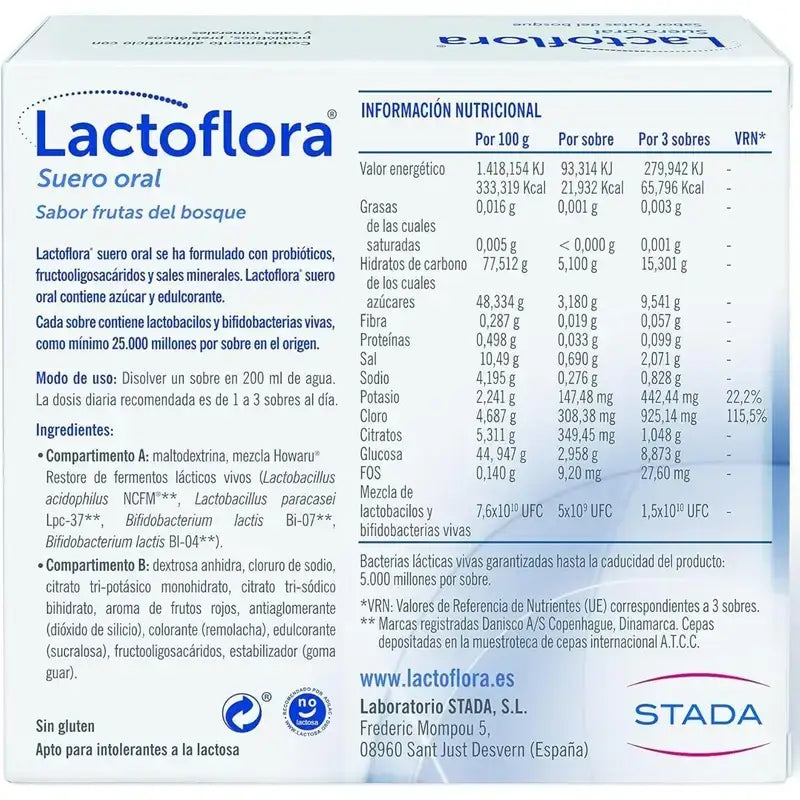 Lactoflora Oral Serum, 6 enveloppes