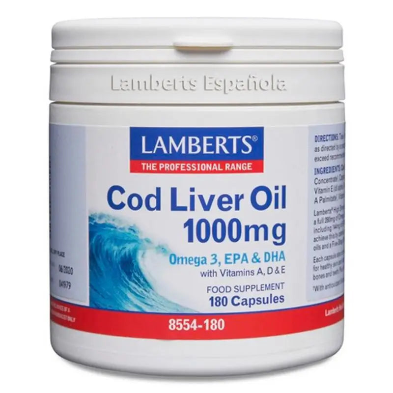 Lamberts Cod Liver Oil , 180 capsules