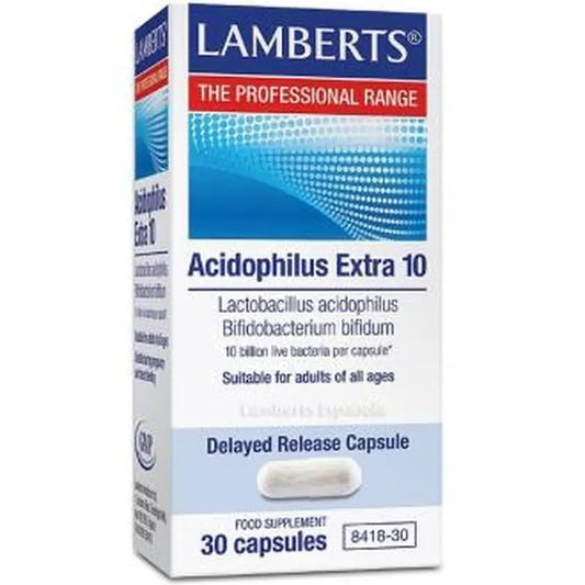 Lamberts Acidofilus Extra 10 (Cooling) 30 Capsules