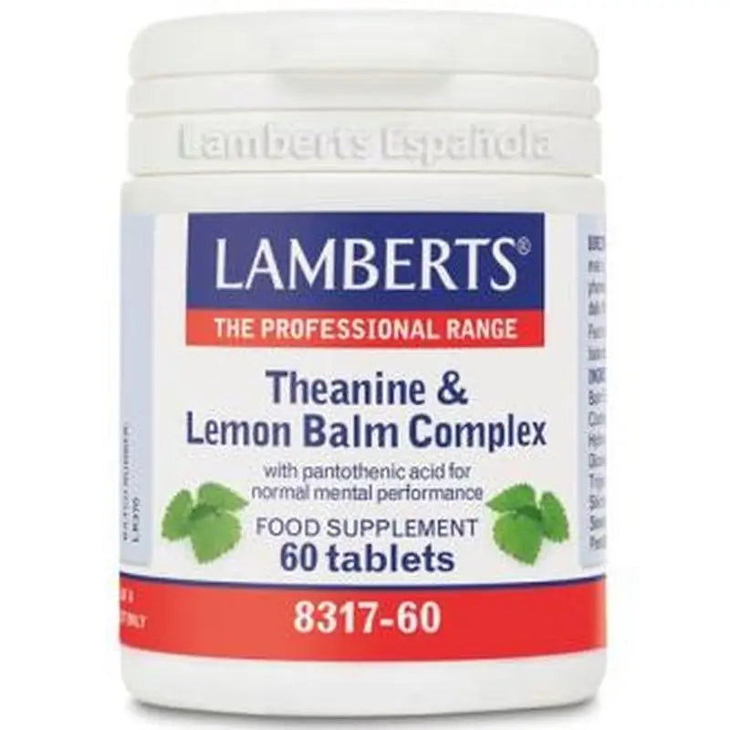 Lamberts Theanine & Lemon Balm Complex 60 Tablets