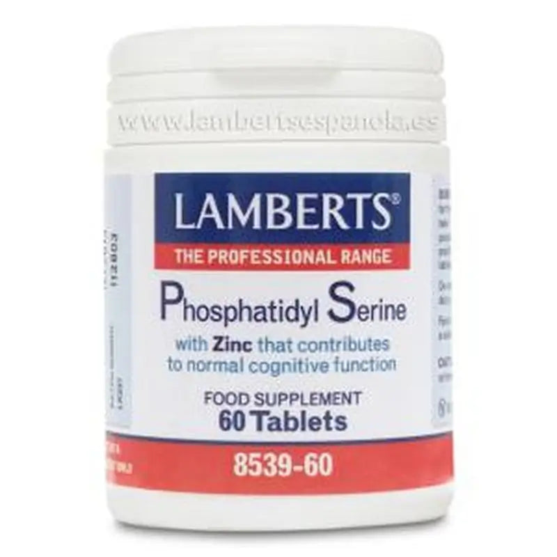 Lamberts Phosphatidyl Serine 100Mg Zinc 60 Tablets